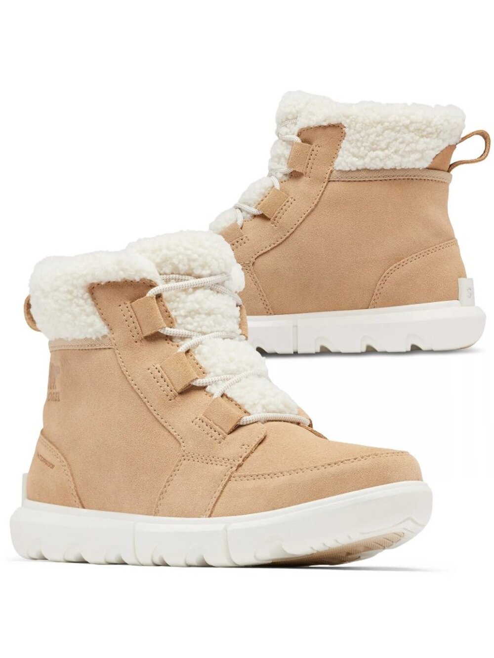 SOREL Women's Explorer Next Carnival Waterproof Insulated Suede Boots Size 7.5